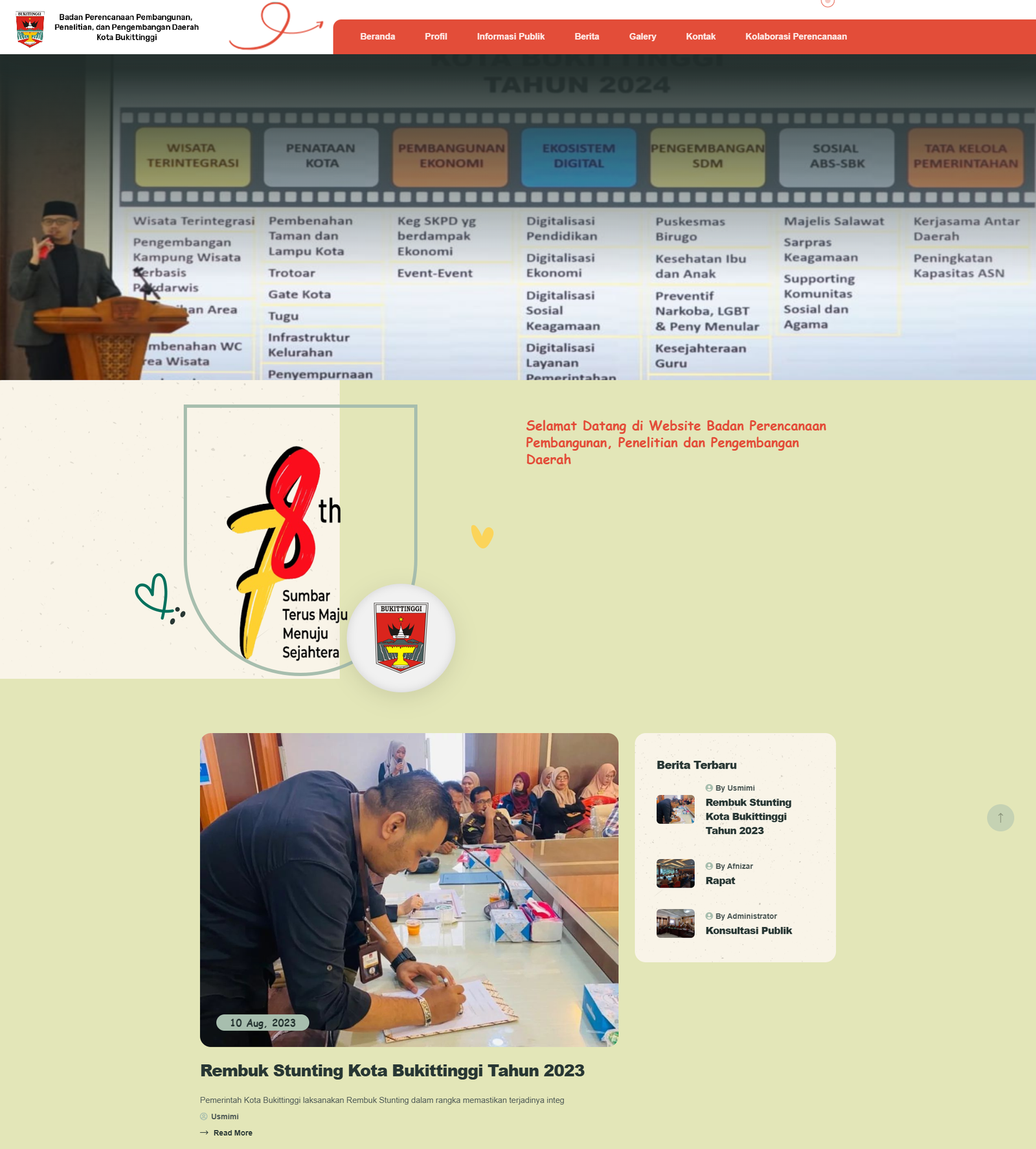 Website profile bappelitbanda bukittinggi